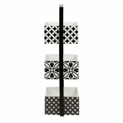Dunelm Geo Tile Monochrome Caddy -Dune Sales Store 30727567 alt02