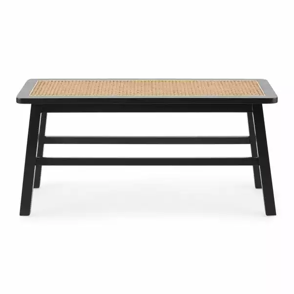 Dunelm Franco Cane Dining Bench 4 Dunelm Franco Cane Dining Bench - Image 2