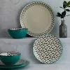 Dunelm Global Teal 12 Piece Dinner Set -Dune Sales Store 30734550