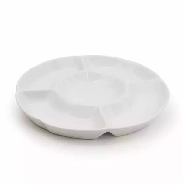 Dunelm White Divided Serving Dish 3 Dunelm White Divided Serving Dish