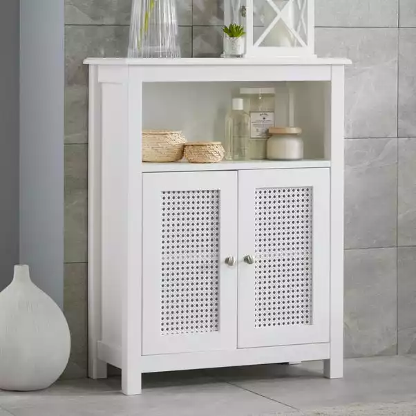 Dunelm Palermo White Console Unit 3 Dunelm Palermo White Console Unit