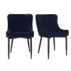 Dunelm Montreal Set Of 2 Velvet Dining Chairs -Dune Sales Store 30744776