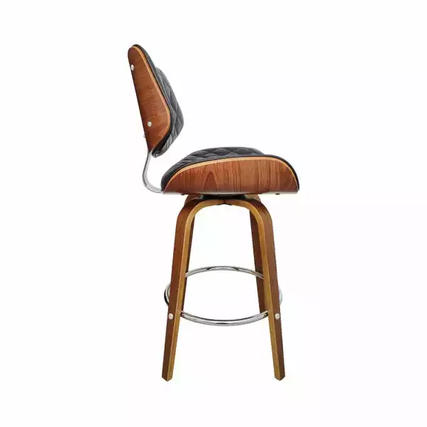 Dunelm Remy Faux Leather Bar Stool 5 Dunelm Remy Faux Leather Bar Stool - Image 3