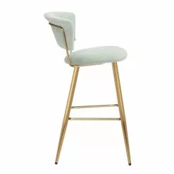 Dunelm Kendall Velvet Bar Stool -Dune Sales Store 30746398 alt03