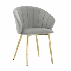 Dunelm Kendall Velvet Carver Dining Chair -Dune Sales Store 30746400 alt02