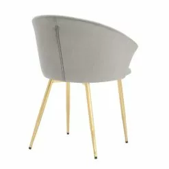 Dunelm Kendall Velvet Carver Dining Chair -Dune Sales Store 30746400 alt04