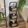 Dunelm French Cane Black Caddy -Dune Sales Store 30747342
