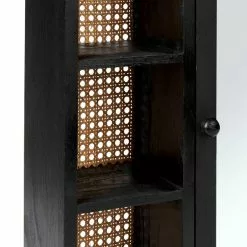 Dunelm French Cane Black Mirror Cabinet 10 Dunelm French Cane Black Mirror Cabinet -Dune Sales Store 30747349 alt03