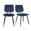 Dunelm Austin Velvet Set Of 2 Dining Chairs -Dune Sales Store 30748274