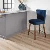 Dunelm Isla Velvet Bar Stool -Dune Sales Store 30748290