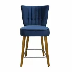 Dunelm Isla Velvet Bar Stool 11 Dunelm Isla Velvet Bar Stool -Dune Sales Store 30748290 alt03