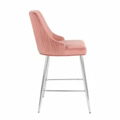 Dunelm Peyton Velvet Bar Stool -Dune Sales Store 30748311 alt03