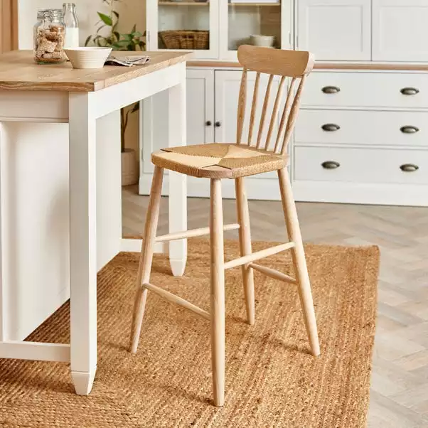 Dunelm Churchgate Ash Wood Spindle Bar Stool 3 Dunelm Churchgate Ash Wood Spindle Bar Stool