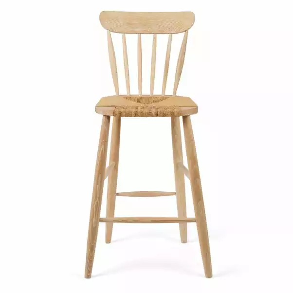 Dunelm Churchgate Ash Wood Spindle Bar Stool 6 Dunelm Churchgate Ash Wood Spindle Bar Stool - Image 4