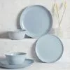 Dunelm Amalfi 12 Piece Dinner Set Blue -Dune Sales Store 30749180