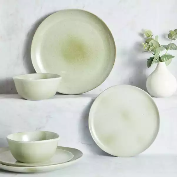 Dunelm Amalfi 12 Piece Dinner Set Sage 3 Dunelm Amalfi 12 Piece Dinner Set Sage