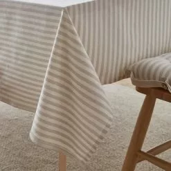 Dunelm Linford Stripe Tablecloth -Dune Sales Store 30755204 alt01