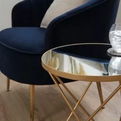 Dunelm Zoey Mirror Top Side Table -Dune Sales Store 30756924 alt01