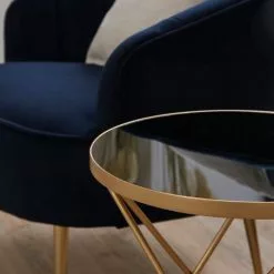 Dunelm Zoey Black Top Gold Effect Side Table 8 Dunelm Zoey Black Top Gold Effect Side Table -Dune Sales Store 30756925 alt01