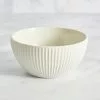 Dunelm Linear Embossed Porcelain Cereal Bowl -Dune Sales Store 30762587