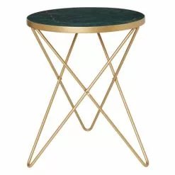 Dunelm Zoey Green Marble Effect Side Table -Dune Sales Store 30762776 alt02