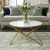 Dunelm Zoey White Marble Effect Coffee Table -Dune Sales Store 30764036