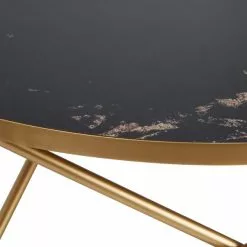 Dunelm Zoey Black Marble Effect Coffee Table -Dune Sales Store 30764037 alt04