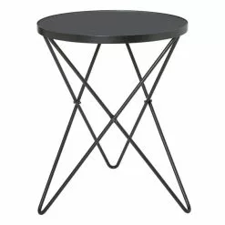 Dunelm Zoey Black Top Side Table -Dune Sales Store 30764038 alt02