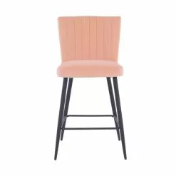 Dunelm Taylor Velvet Bar Stool