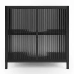 Dunelm Stannis Reeded Glass Under Sink Unit -Dune Sales Store 30765707 alt02