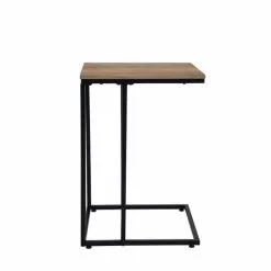 Dunelm Charlie Oak Effect C-Shaped Side Table -Dune Sales Store 30765711 alt03