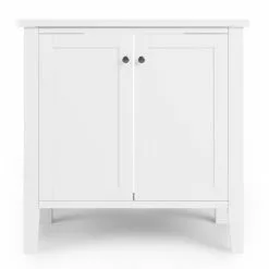 Dunelm Lynton White Compact Bathroom Under Sink Unit -Dune Sales Store 30765728 alt02