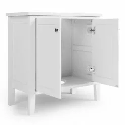 Dunelm Lynton White Compact Bathroom Under Sink Unit -Dune Sales Store 30765728 alt04