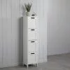 Dunelm Rimini White 4 Drawer Unit -Dune Sales Store 30765731