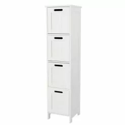 Dunelm Rimini White 4 Drawer Unit -Dune Sales Store 30765731 alt05