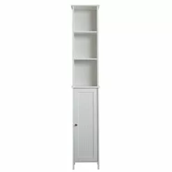 Dunelm Rimini White Tall Cabinet -Dune Sales Store 30765735 alt05
