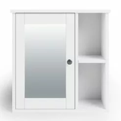 Dunelm Lynton White Compact Bathroom Wall Cabinet -Dune Sales Store 30765922 alt02