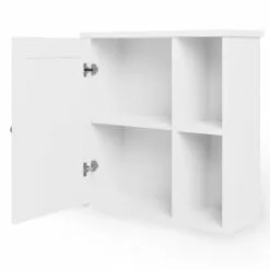 Dunelm Lynton White Compact Bathroom Wall Cabinet -Dune Sales Store 30765922 alt04