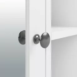 Dunelm Lynton White Compact Bathroom Wall Cabinet -Dune Sales Store 30765922 alt05