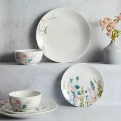 Dunelm Floral 12 Piece Dinner Set