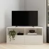 Dunelm Larson Corner TV Unit White -Dune Sales Store 30768488