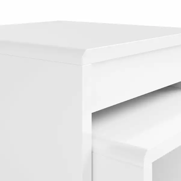 Dunelm Larson White Nest Of Tables 6 Dunelm Larson White Nest Of Tables - Image 4