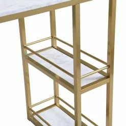 Dunelm Kendall Bar Table White Faux Marble -Dune Sales Store 30769219 alt05