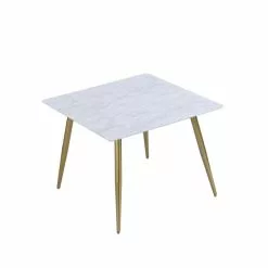 Dunelm Kendall Marble Effect Square Dining Table -Dune Sales Store 30769229 alt04