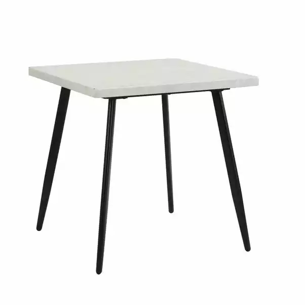 Dunelm Zuri Concrete Effect Square Dining Table 5 Dunelm Zuri Concrete Effect Square Dining Table - Image 3