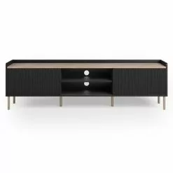 Dunelm Georgi Extra Wide TV Unit Black -Dune Sales Store 30769272 alt02