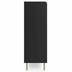 Dunelm Georgi Vinyl Cabinet Black -Dune Sales Store 30769724 alt03