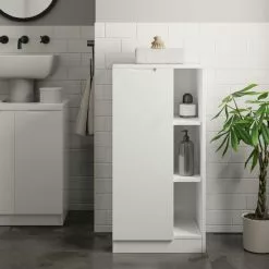Dunelm Lopez White Bathroom Console Unit