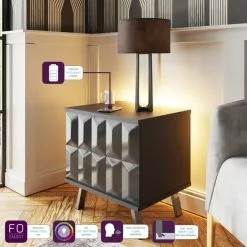 Frank Olsen Furniture Elevate Smart LED 1 Door Lamp Table -Dune Sales Store 30792850 alt02