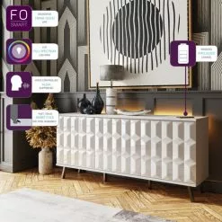 Frank Olsen Furniture Elevate SMART LED Sideboard 9 Frank Olsen Furniture Elevate SMART LED Sideboard -Dune Sales Store 30792854 alt02